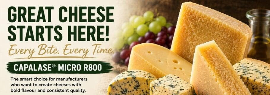 CAPALASE® MICRO R800 – GREAT CHEESE STARTS WITH GREAT FLAVOUR (3/3)